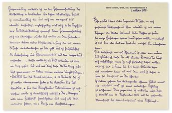 SCHIELE, EGON. Autograph Letter Signed, to Chief Engineer Dr. John, in German,